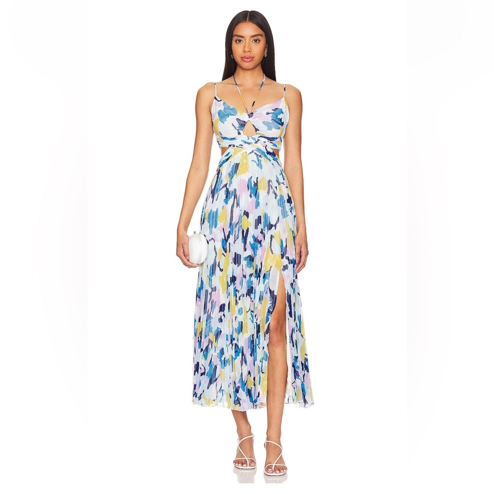 REVOLVE ASTR the Label AQUATA DRESS IN AQUA BLUE MULTI